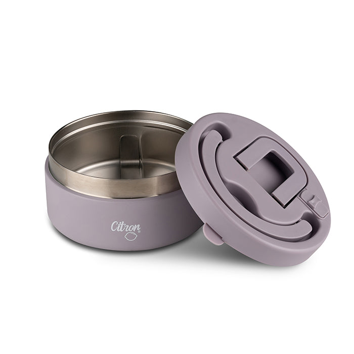 Citron Large Thermal Food Jar 400ml Purple