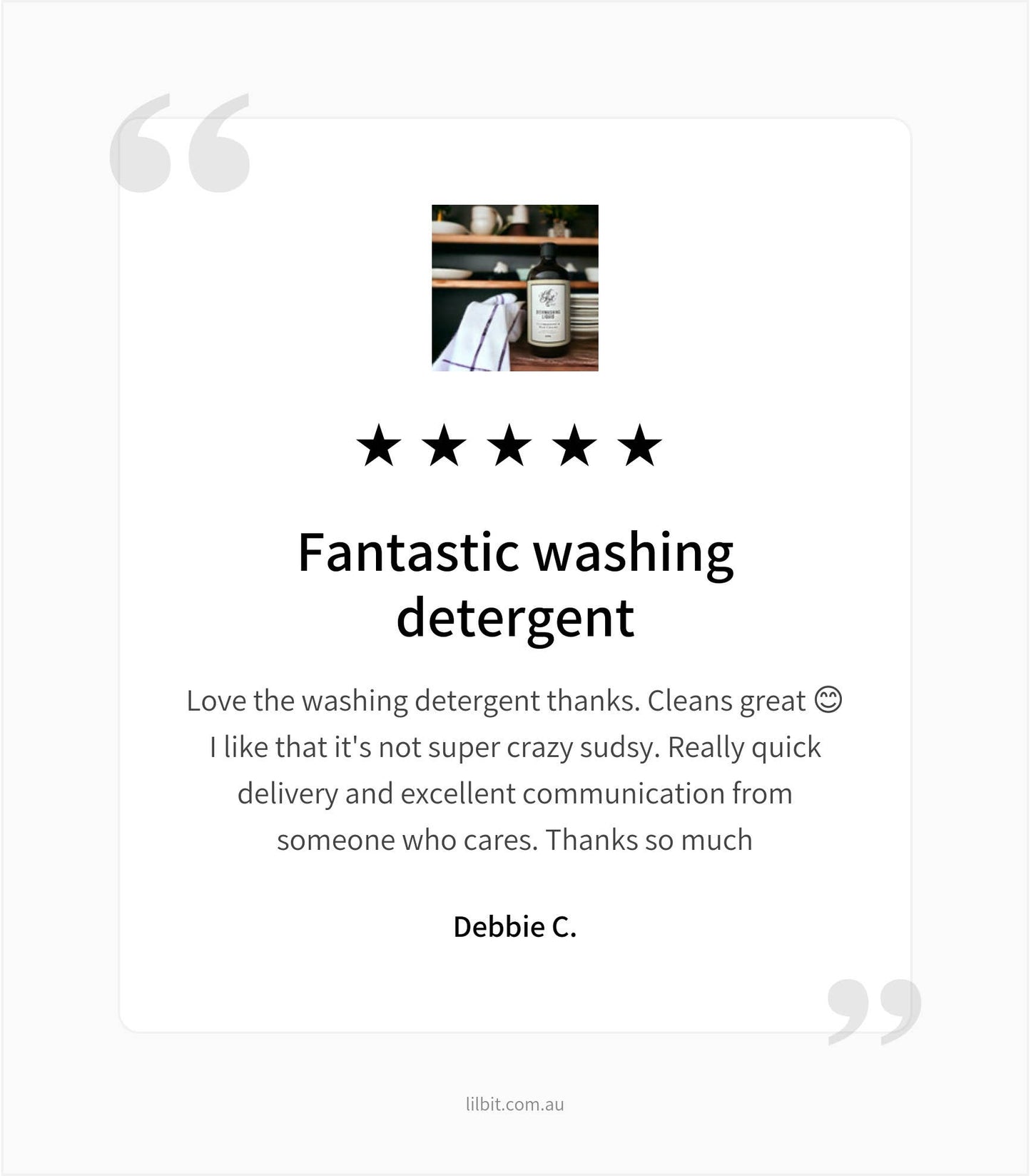 Dishwashing Liquid - Clementine and May Chang by Lil'Bit Better