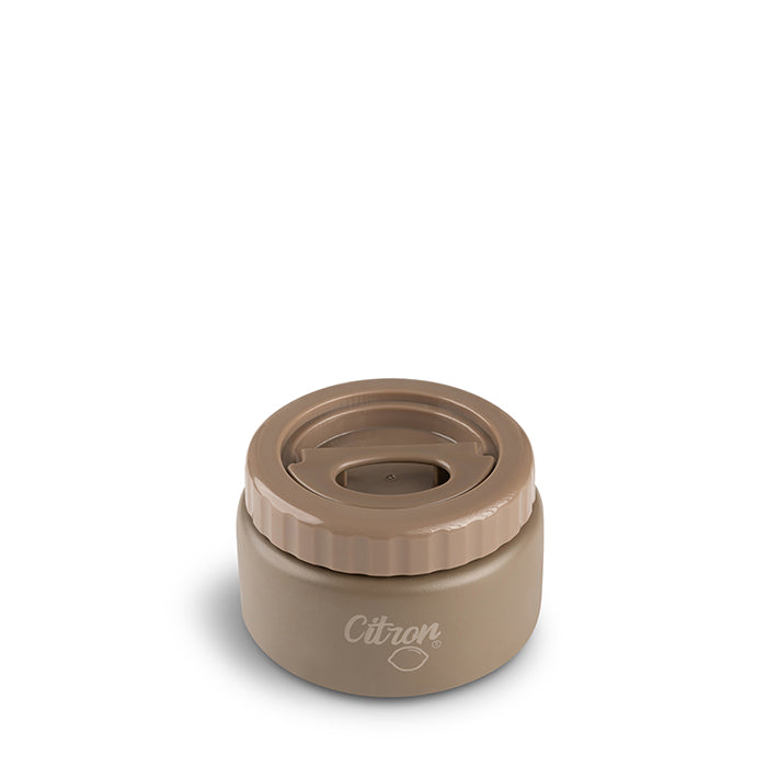 Citron Small Thermal Food Jar 250ml Brown