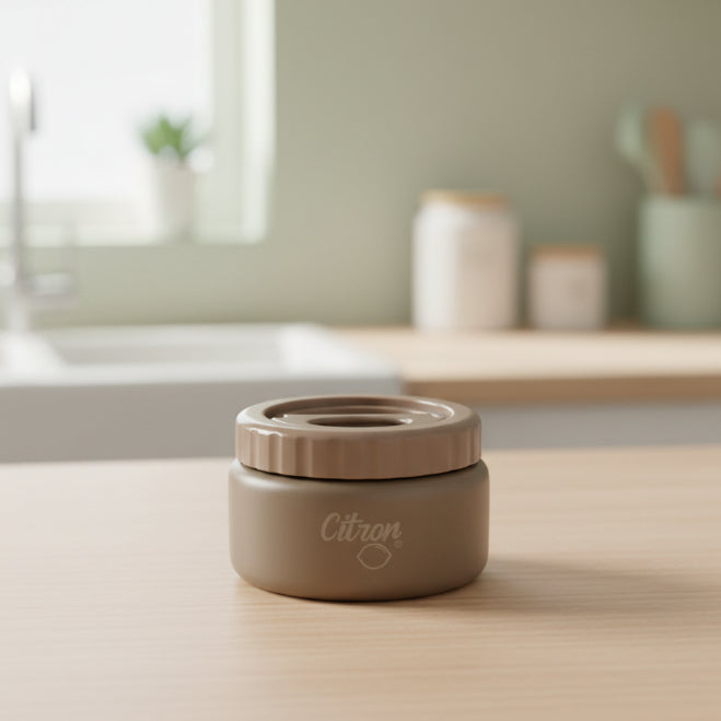 Thermal Food Jar - Brown - 250ml small by Citron