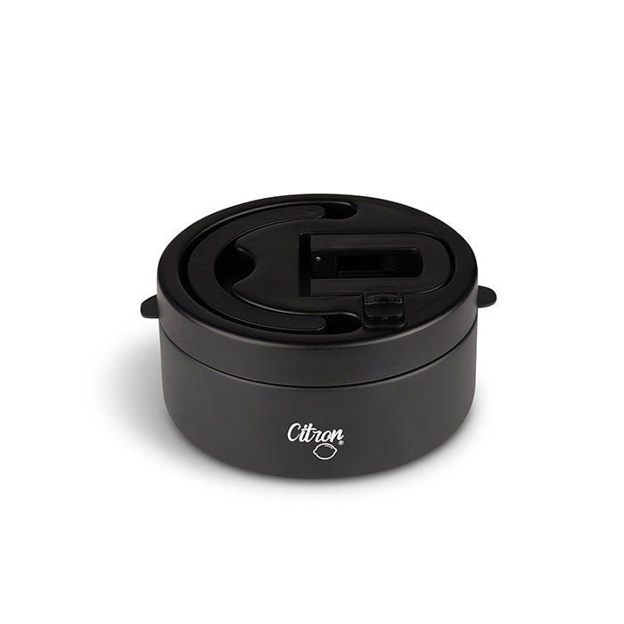 Citron Large Thermal Food Jar 400ml Black