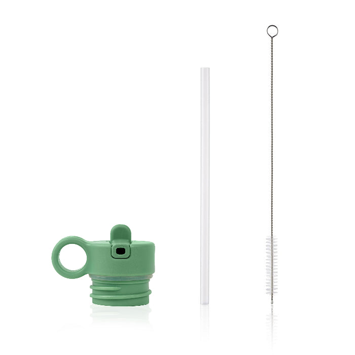 Citron Little Big Water Bottle OR Enabled Lost Proof 350ml Green White Dino