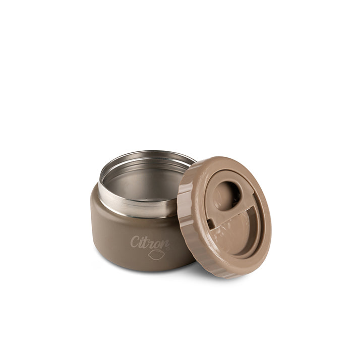 Citron Small Thermal Food Jar 250ml Brown