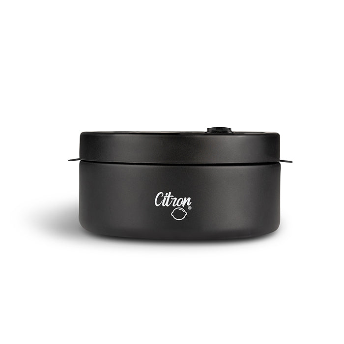 Citron Large Thermal Food Jar 400ml Black