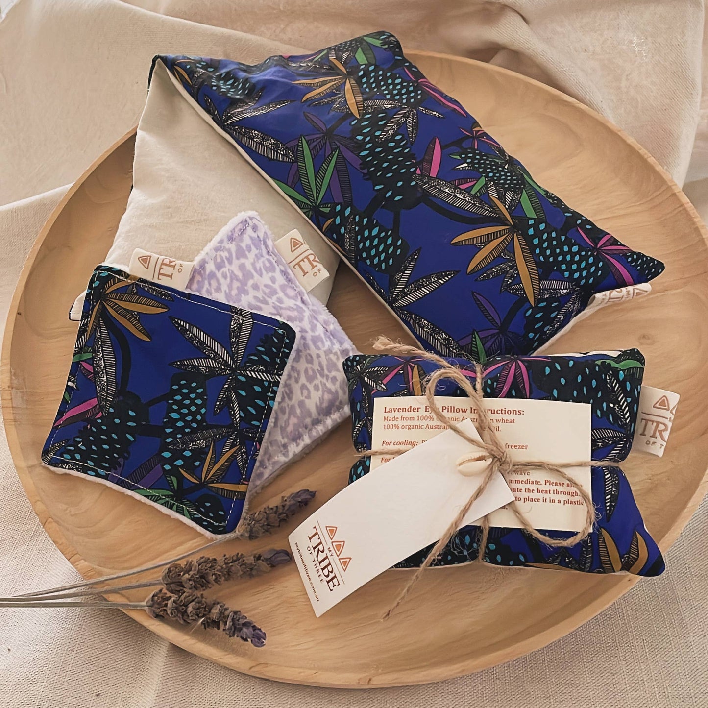 My Tribe of Three - Lavender hot/cold wheat packs
