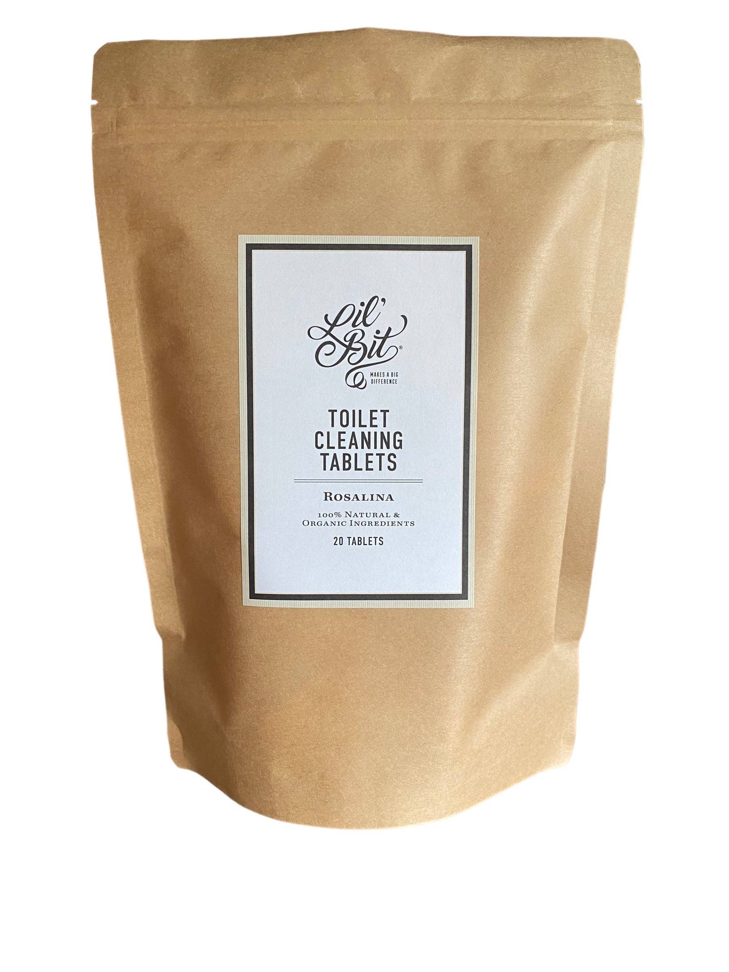 Toilet Cleaning TABLETS - 20 pc packet by LIL'BIT BETTER