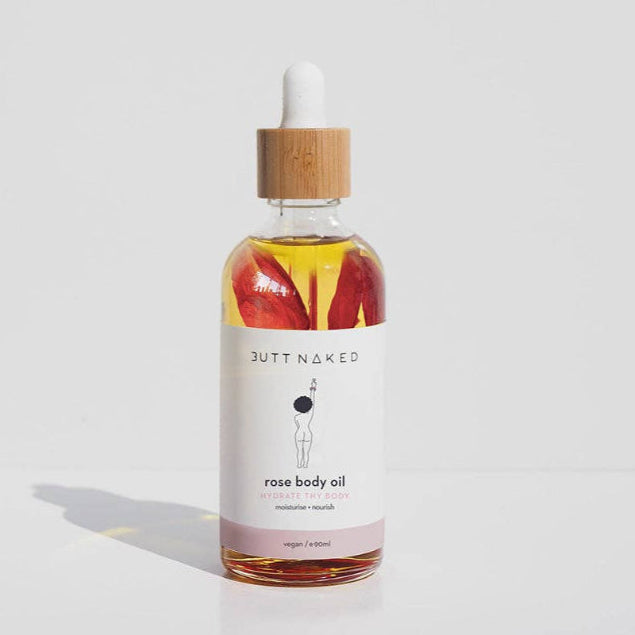 Image of Butt Naked Rose Body Oil