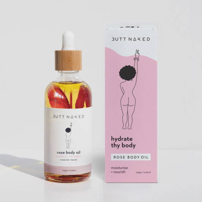 Image of Butt Naked Rose Body Oil