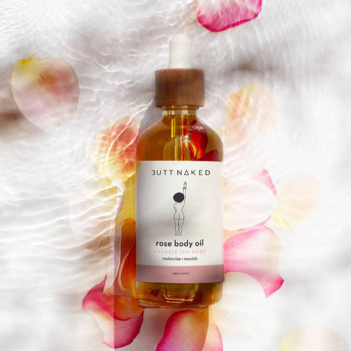 Image of Butt Naked Rose Body Oil