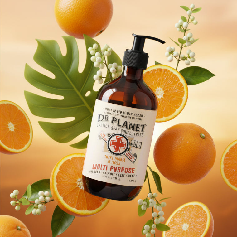 Dr Planet - Sweet Orange & Litsea multi purpose cleaner. Grreat low-tox gift for cleaners