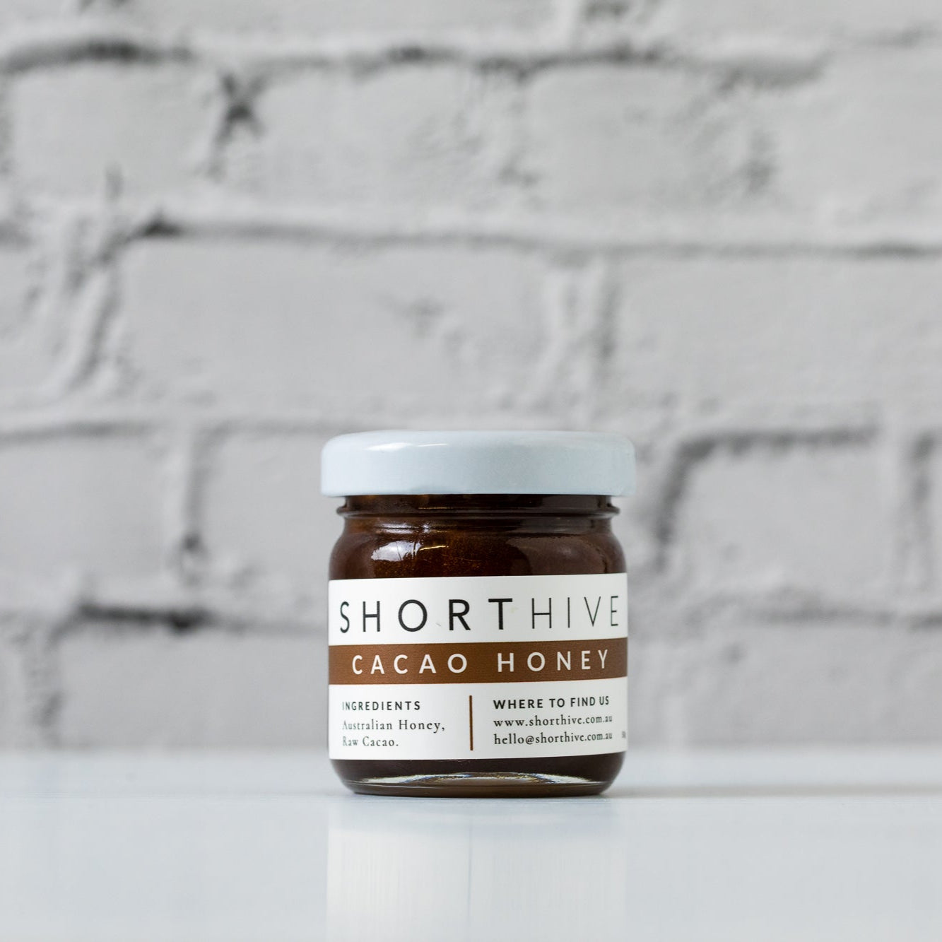 this is an image of a cacao honey jar