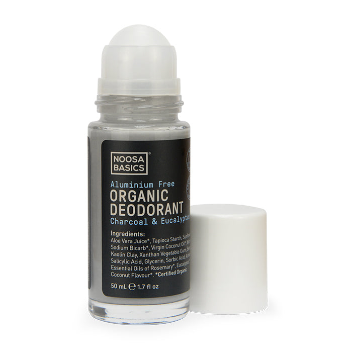 Deodorant - Roll On - Charcoal & Eucalyptus by Noosa Basics