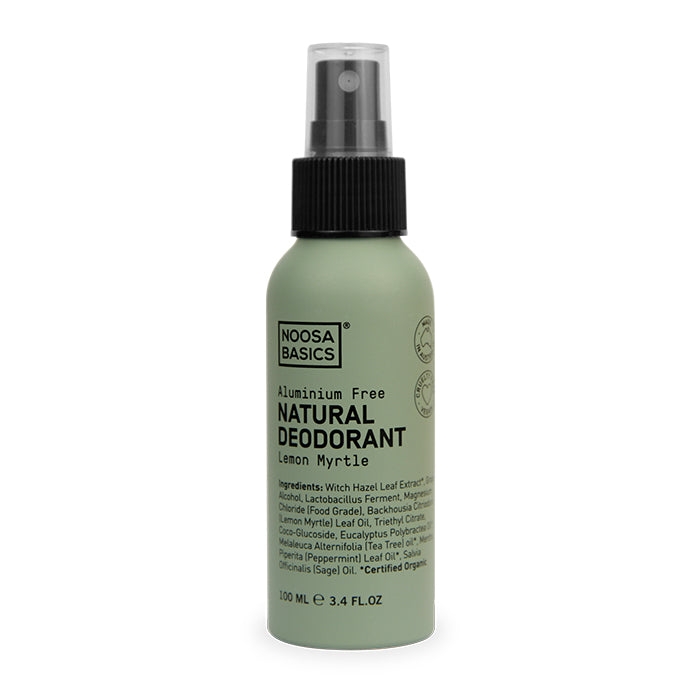Deodorant -Natural Spray -Lemon Myrtle by Noosa Basics