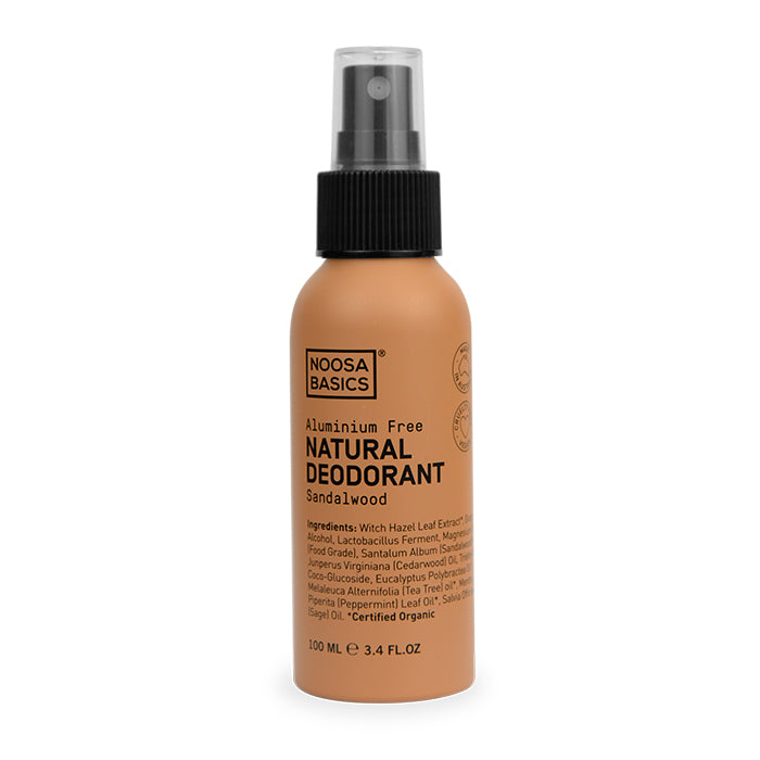 Deodorant - Natural Spray - Sandalwood by Noosa Basics