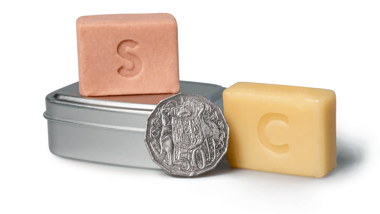 TRAVEL Tin Mini's - Shampoo + Conditioner - Curly or Dry Hair by Nuebar