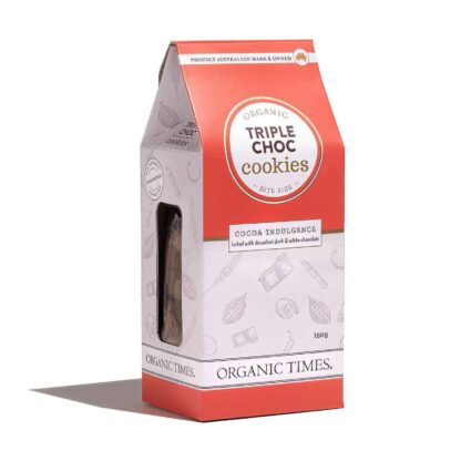 Triple Chocolate Cookies by Organic Times