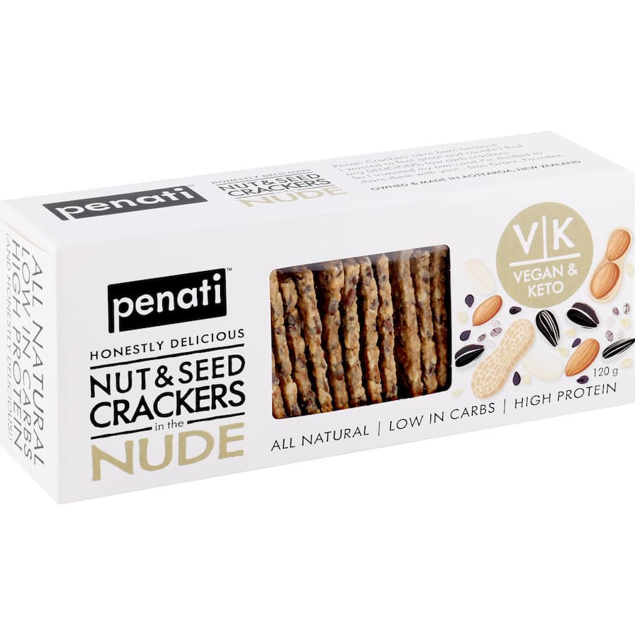 Nut+Seed Crackers with Parmesan By Penati