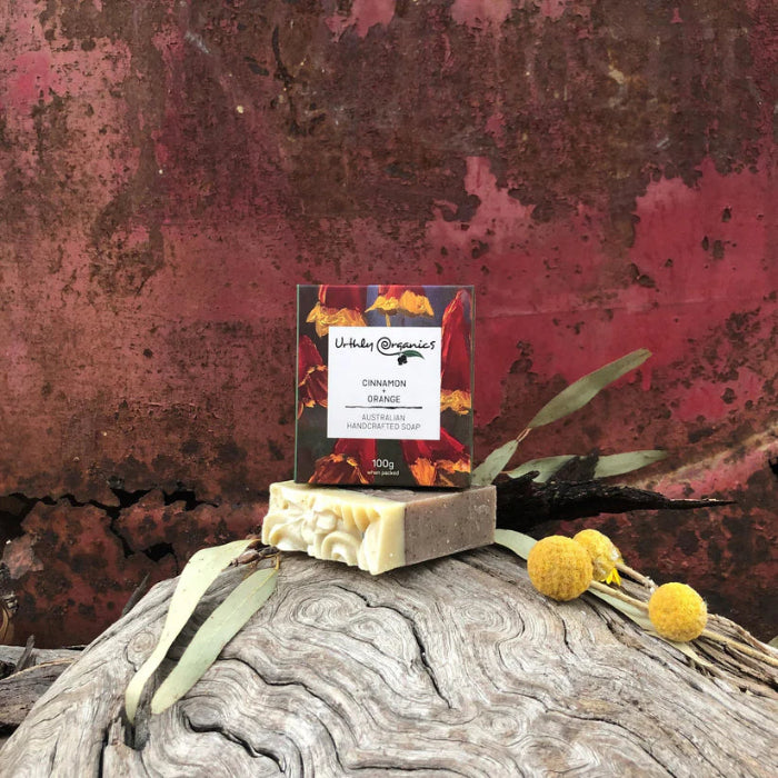 Urthly Organics Soap Cinnamon + Orange soap
