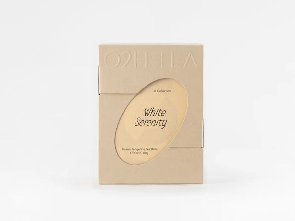 White Serenity Green tangerine white Tea Balls by O2H