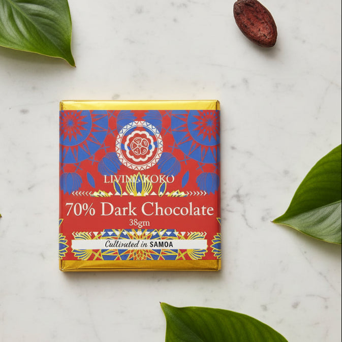 chocolate 70% colourful wrapper with chocolate