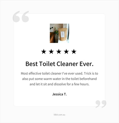 Toilet Cleaning TABLETS - 20 pc packet by LIL'BIT BETTER