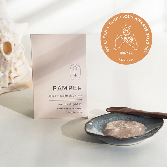 CLAY FACE MASKS by WANDERLIGHTLY  (Clean and Conscious Award)
