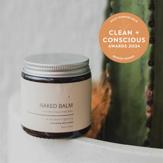 NAKED BALM by WANDERLIGHTLY( BRONZE Winner Clean + Conscious Awards 2024))
