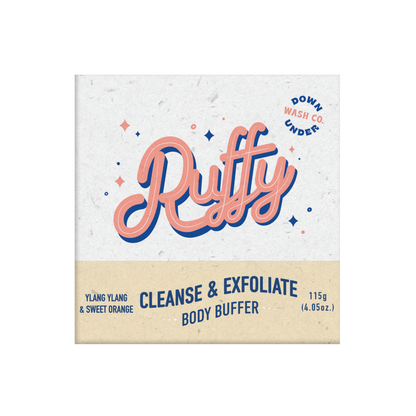 Ruffy Cleanse & Exfoliate - Body Buffer by DOWNUNDER WASH & CO