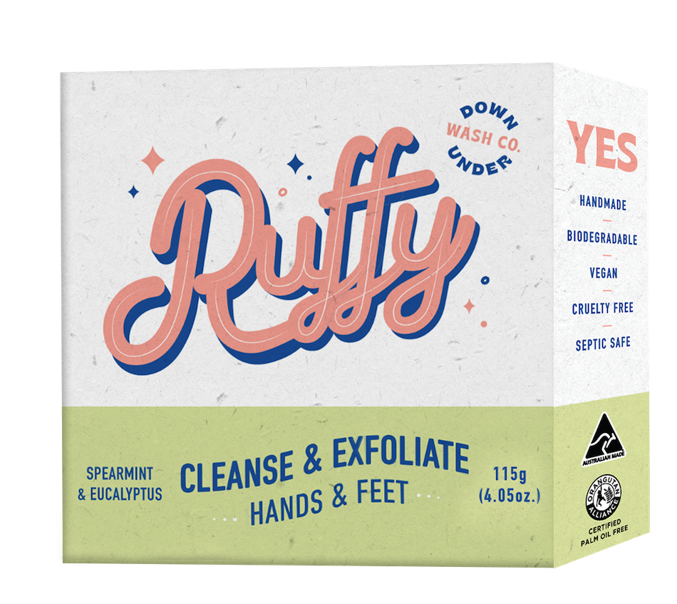 Ruffy Cleanse & Exfoliate - Hands & Feet by DOWNUNDER WASH & CO