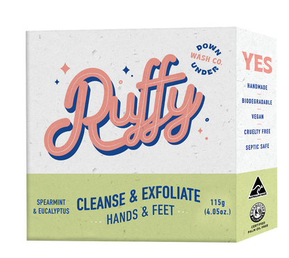 Ruffy Cleanse & Exfoliate - Hands & Feet by DOWNUNDER WASH & CO