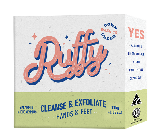 Ruffy Cleanse & Exfoliate - Hands & Feet by DOWNUNDER WASH & CO