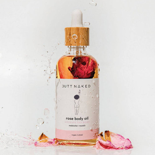 Image of Butt Naked Rose Body Oil