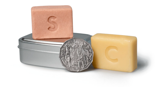 TRAVEL Tin Mini's - Shampoo + Conditioner - Curly or Dry Hair by Nuebar