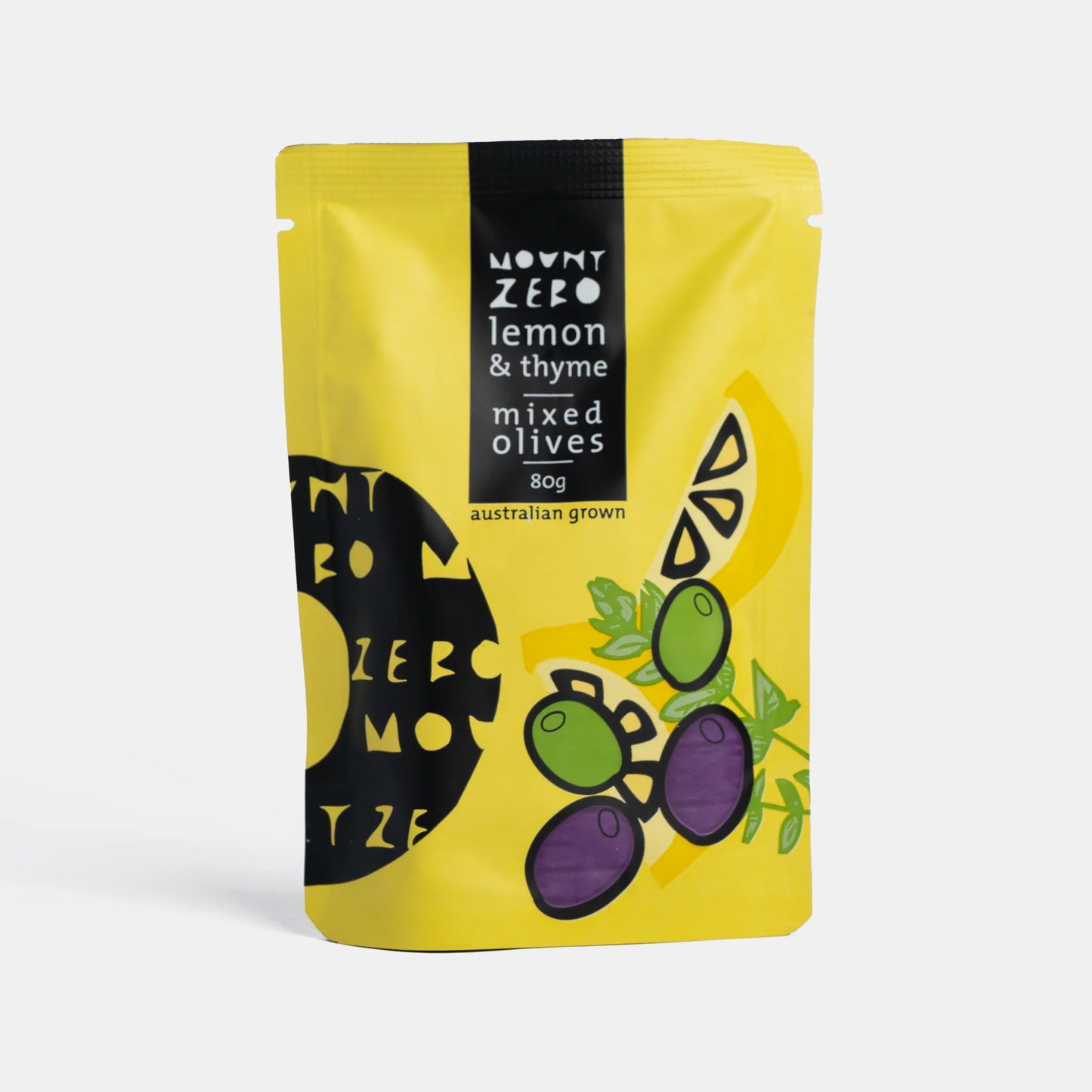 Lemon & Thyme Mixed Olives Pouch by Mount Zero