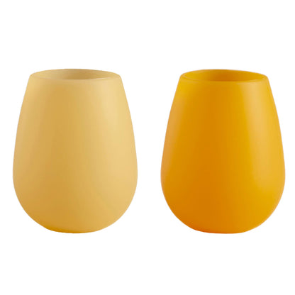 Image of Porter Green - Buttermilk + Sunflower | Fegg | Silicone Unbreakable Glasses