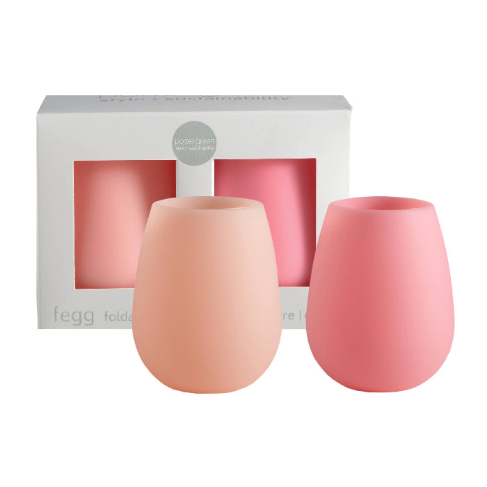 Image of Porter Green - Flamingo + Lotus | Fegg | Silicone Unbreakable Glasses