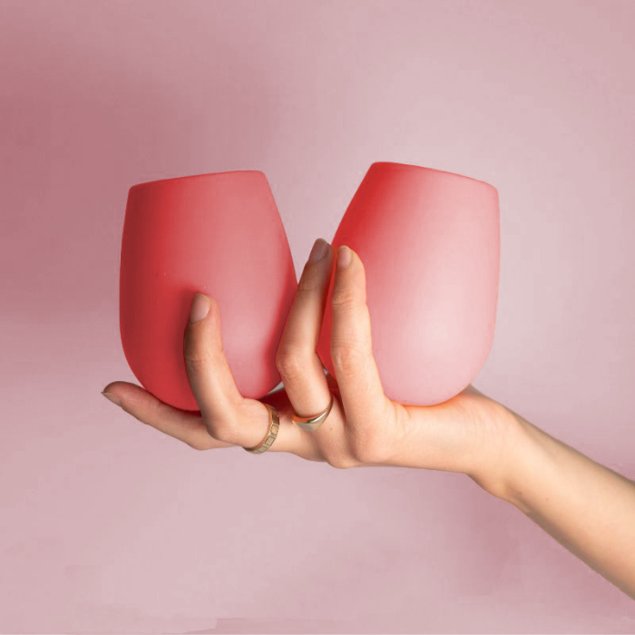Image of Porter Green - Flamingo + Lotus | Fegg | Silicone Unbreakable Glasses