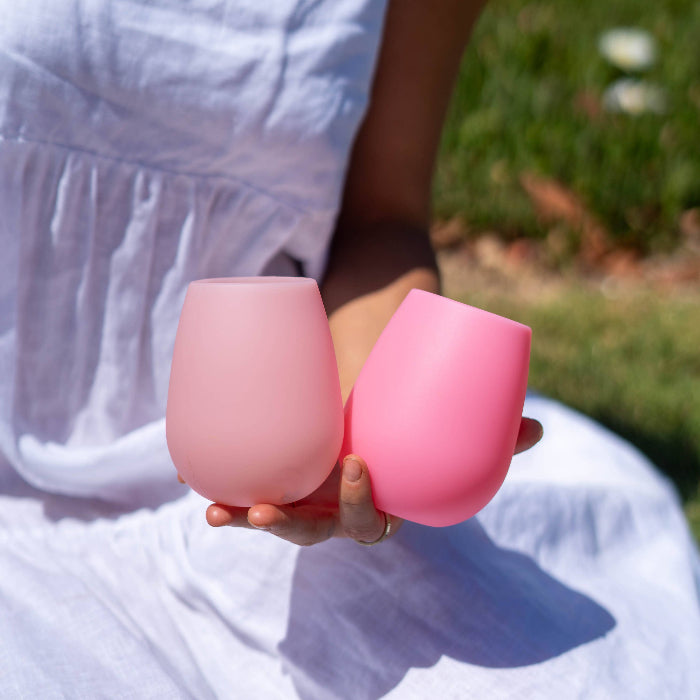 Image of Porter Green - Flamingo + Lotus | Fegg | Silicone Unbreakable Glasses