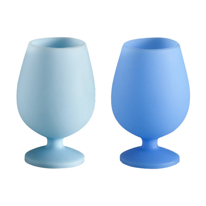 Porter Green - Sky and Kingfisher | Stemm | Silicone Unbreakable Wine Glasses