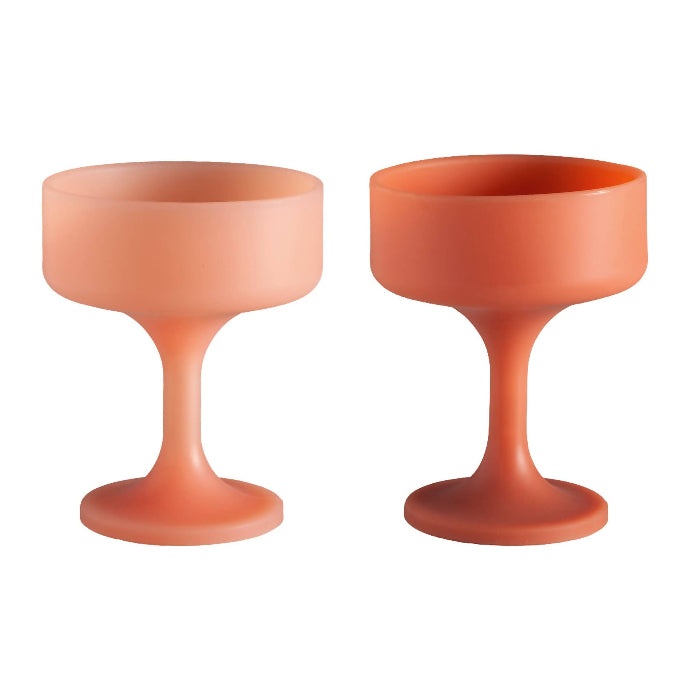Image of Porter Green - Terra + Peach | Mecc | Silicone Unbreakable Cocktail Glasses