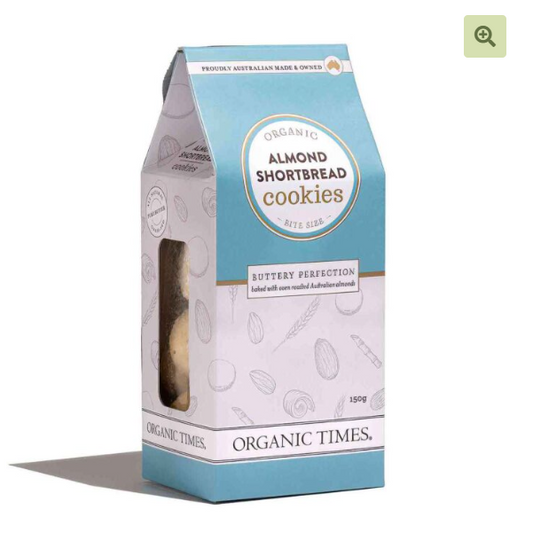 Almond Shortbread Cookies by Organic Times
