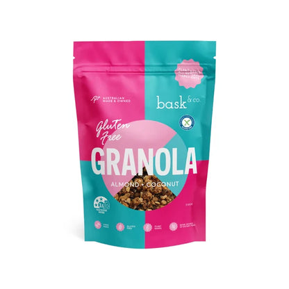 Almond + Coconut Gluten Free Granola by Bask&Co