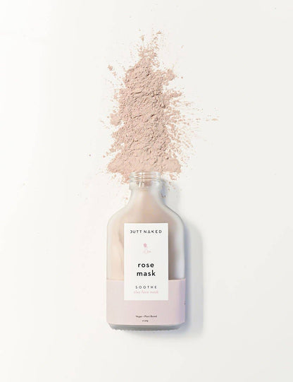 Face Mask - Rose Pink Clay Face Mask by BUTT NAKED BODY