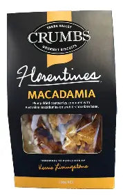 Macadamia FLORENTINES by CRUMBS - Yarra Valley Gourmet Biscuits